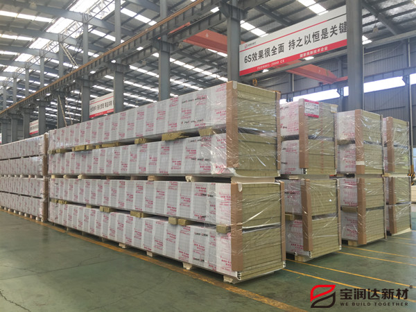 巖棉聚氨酯復合板 橫裝式聚氨酯巖棉板